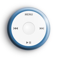 Retro mp3 Player Button Badge