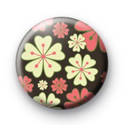 Retro Flowers Badge