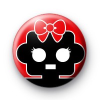 Mrs Robot Cute Badge