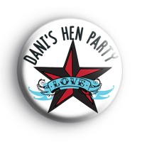 Rock Chick Hen Party badges