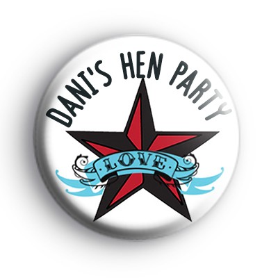 Rock Chick Hen Party badges
