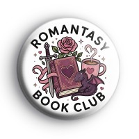 Romantasy Book Club Badge Button Badges
