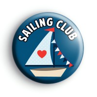 Sailing Club Button Badge