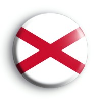 St Patricks Saltire Northern Irish Flag badge Button Badges