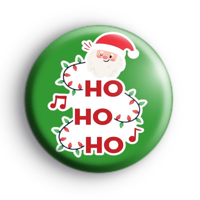 Holiday Santa HoHoHo Badge