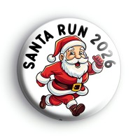 Santa Run 2026 Badge Button Badges