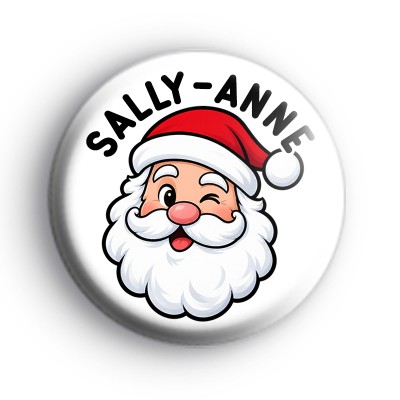 Classic Santa Claus Name Badge