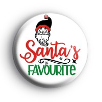 Santas Favourite Christmas Badge