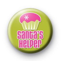 Santas Helper Cupcake Badge