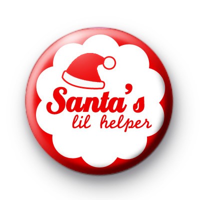 Santa's lil Helper Red Badges