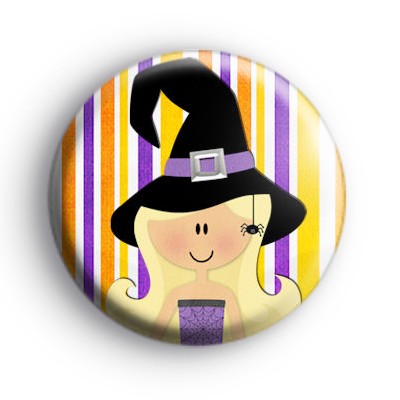 Sassy Witch Halloween Badge