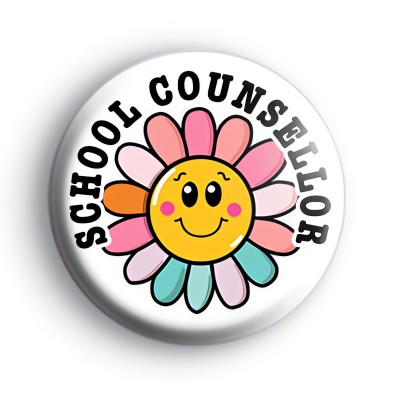 School Counsellor Flower Badge