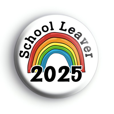 School Leaver 2025 Rainbow Badge