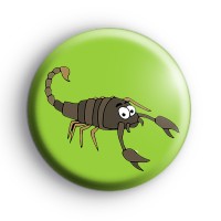 Scorpion Button Badge