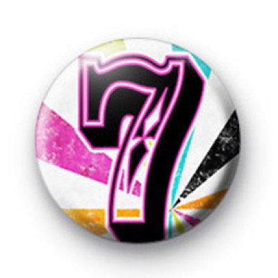 Number Seven 7 badges