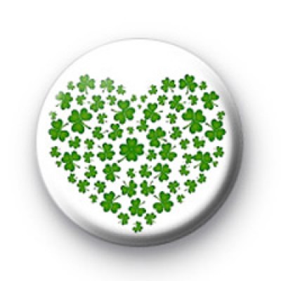 Shamrock Heart Badge