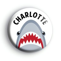 Custom Shark Name Badge