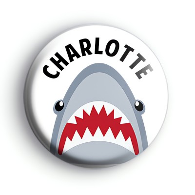 Custom Shark Name Badge