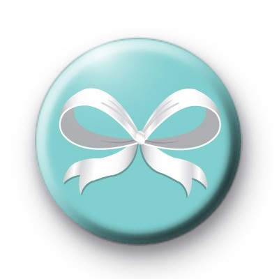 Silk Ribbon Bow Button Badges