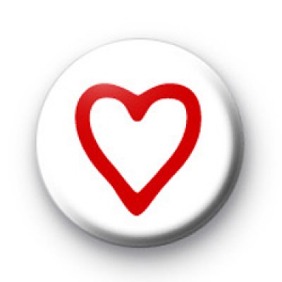 Simple Red Heart Badges