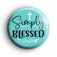 Simply Blessed Badge