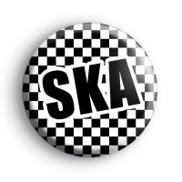Ska Music Badge Button Badges
