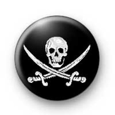 Skull & Cross Swords Badges