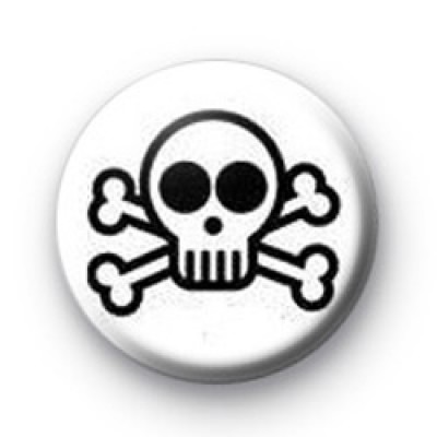 White Skull Badges