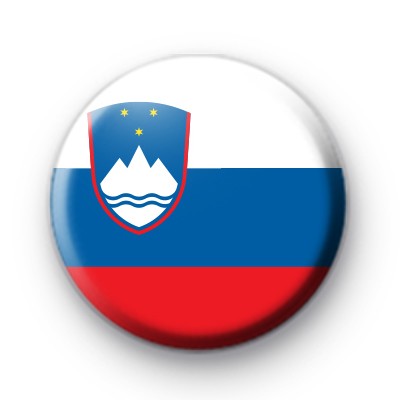 Slovenia National Flag Badge