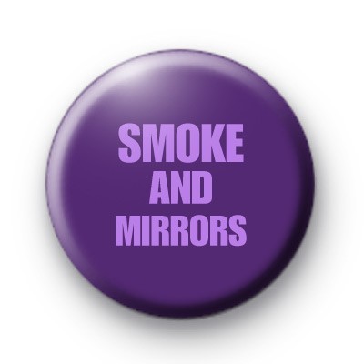 Smoke and Mirrors Button Badges