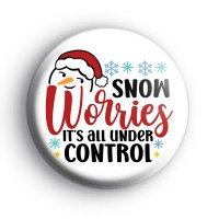 Snow Worries Badge