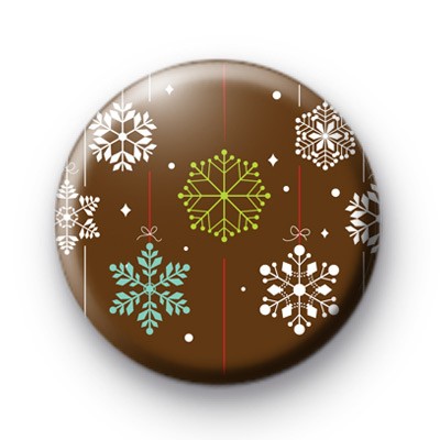 Snow Snowy Flakes Badges