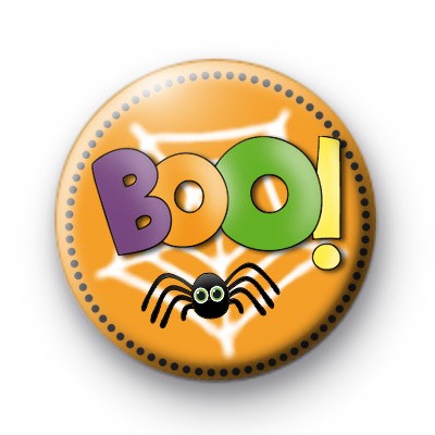 Spider Boo Halloween Badges