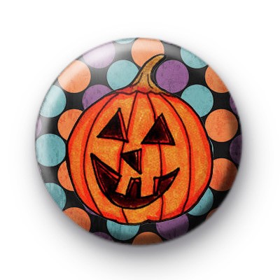 Spooky Spotty Halloween Button Badges