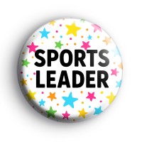 Sports Leader Stars Galore Badge Button Badges