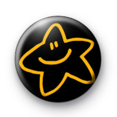 Yellow Smile Star badge
