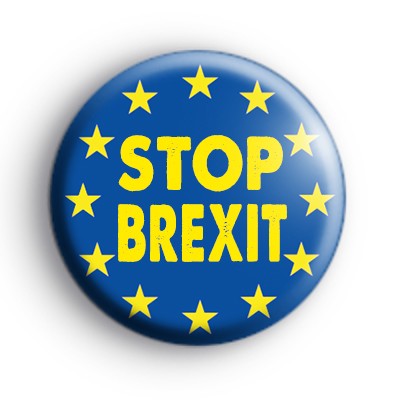 Stop Brexit Pro Europe Button Badge
