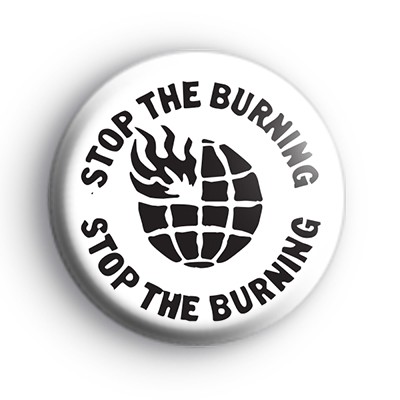 Stop The Burning Badge