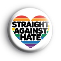 Straight Against Hate Badge