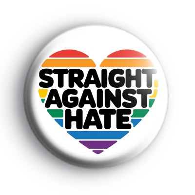 Straight Against Hate Badge