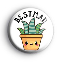 Succulent Bestman Badge