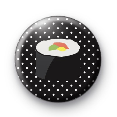 Sushi Roll Button Badges