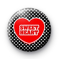 Sweet Heart Love Heart Badges