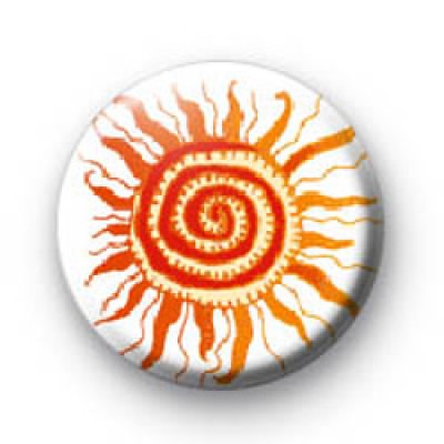 Hot summer sun badges