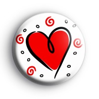 Swirly Heart Badges