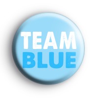 Team Blue Baby Shower Badges