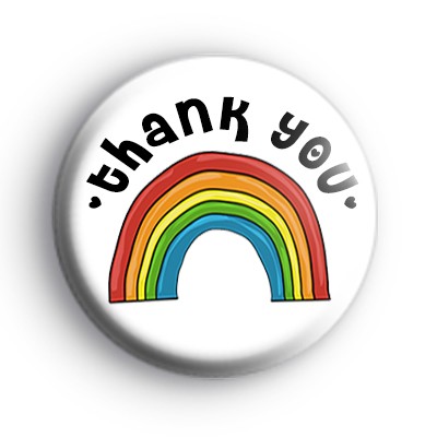 Rainbow Thank You Badge