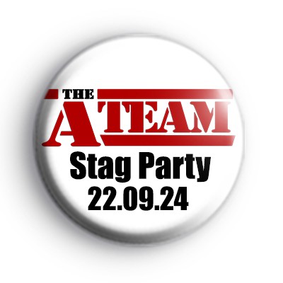 The A-Team Stag Party Badge