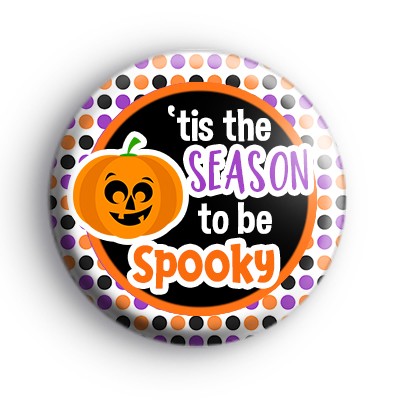 Spooky Season Pumpkin Badge