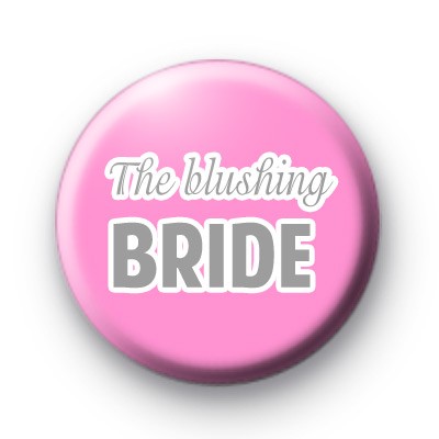 Pink and Grey The Blushing Bride badge